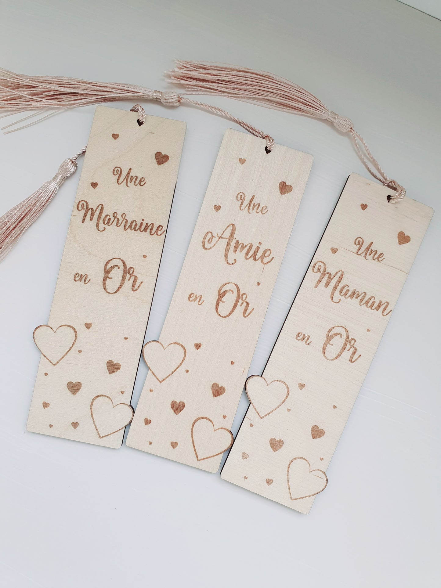 Maman - marque page cœur