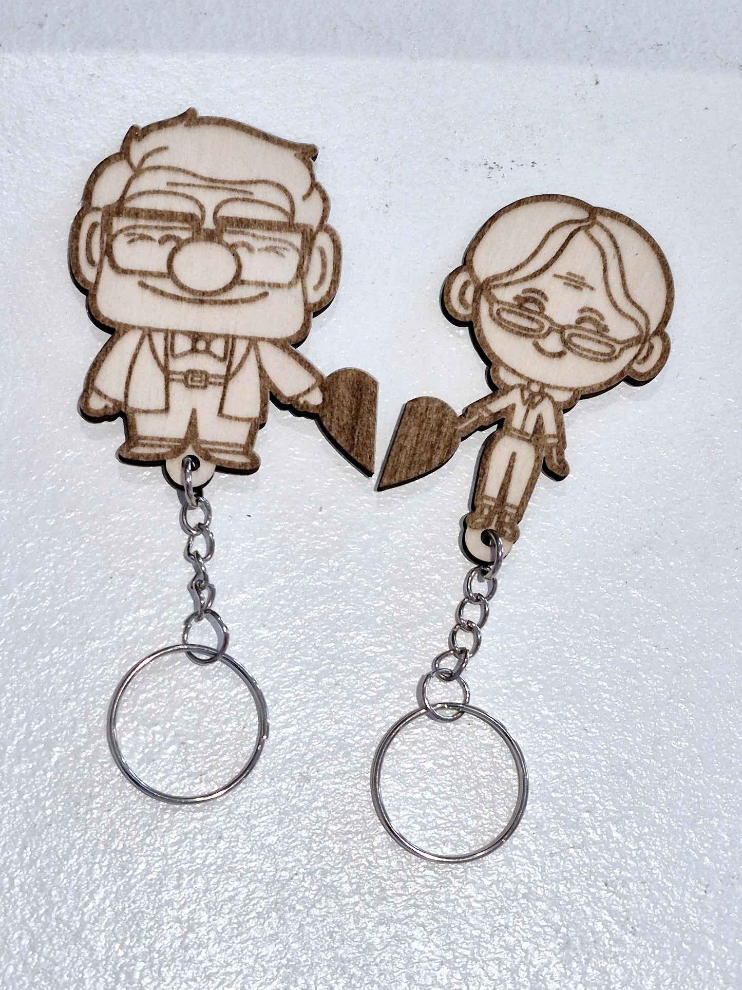 Support et porte-clefs "Là haut"