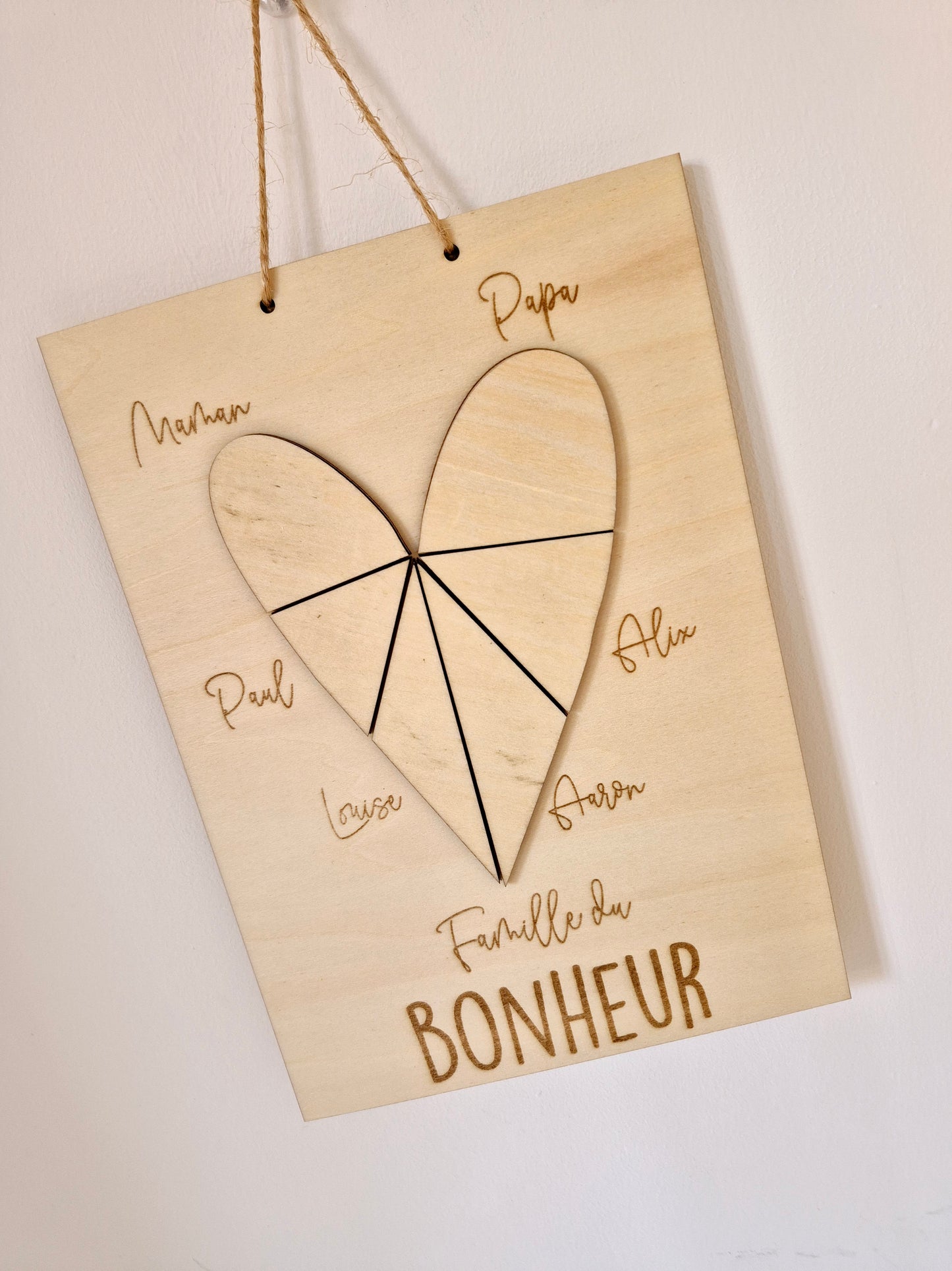 Pancarte famille