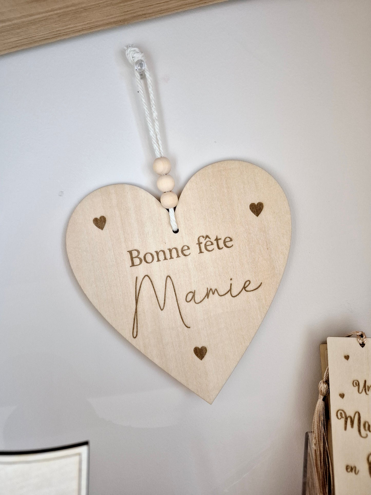 Maman - cœur à suspendre