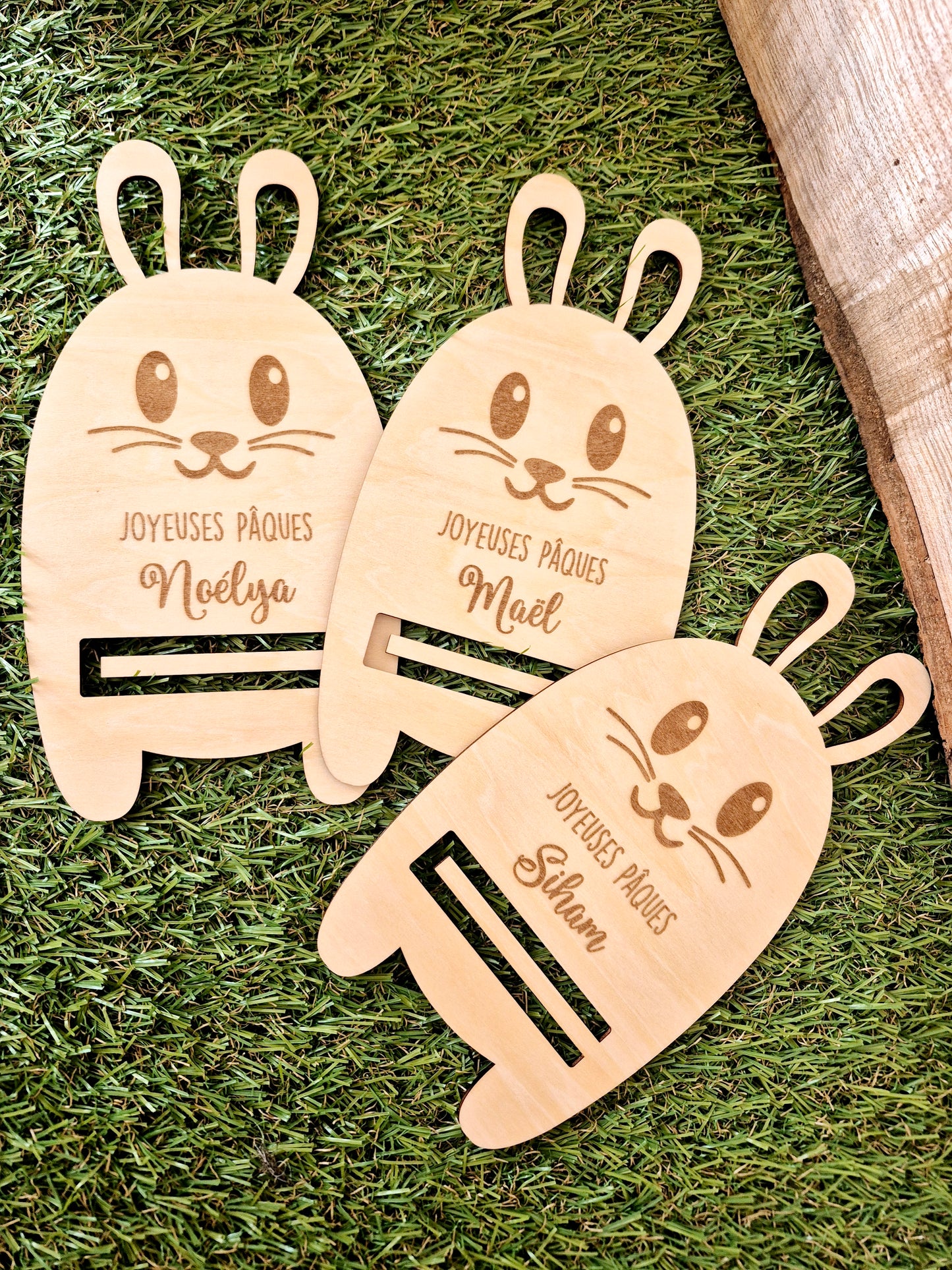 Lapin de Pâques à billets