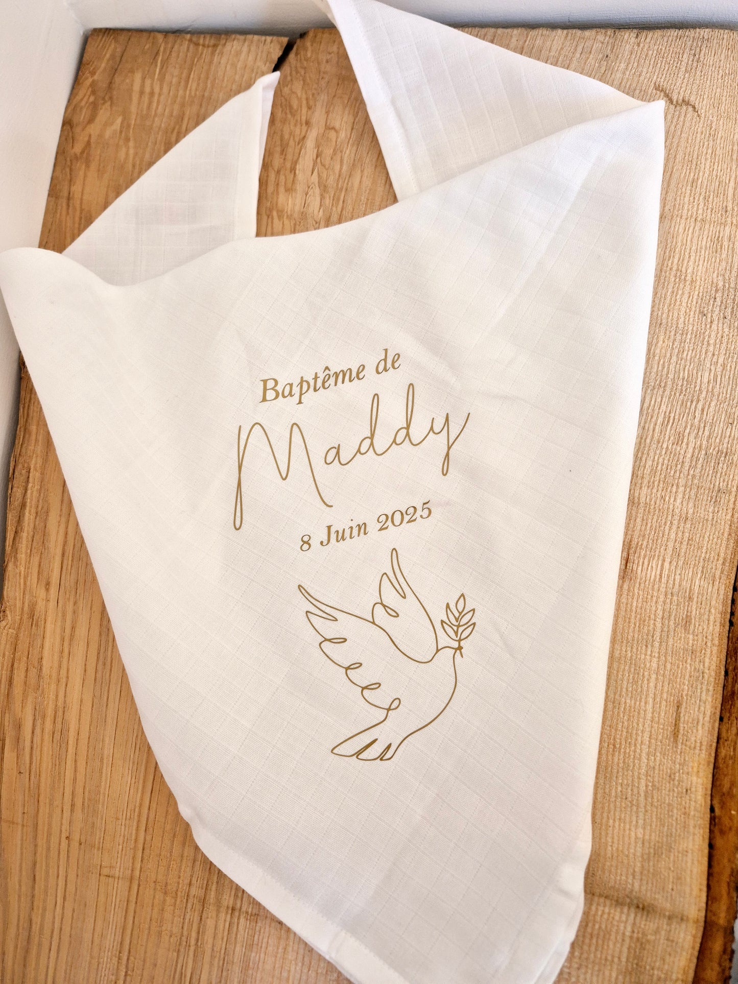 Baptême - Lange blanc