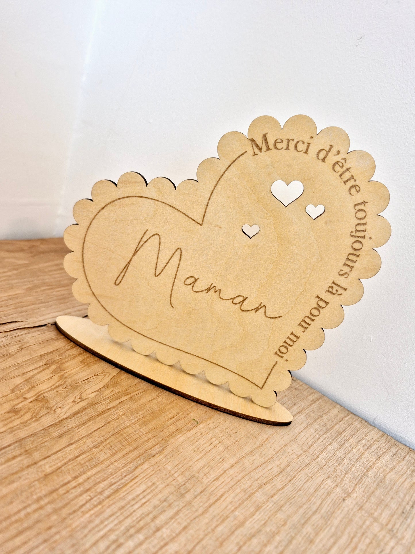 Maman - cœur à poser