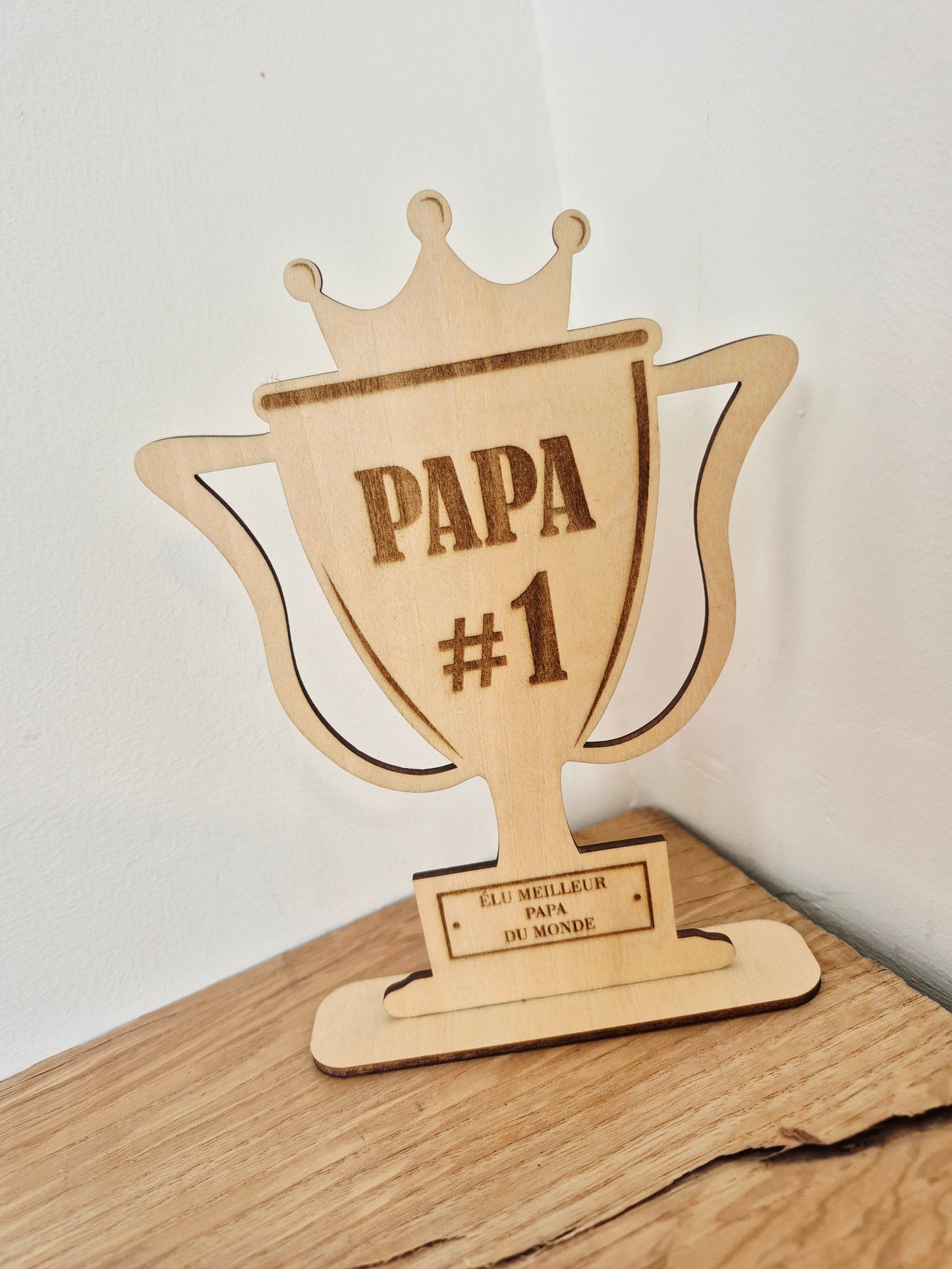 Papa - décoration coupe