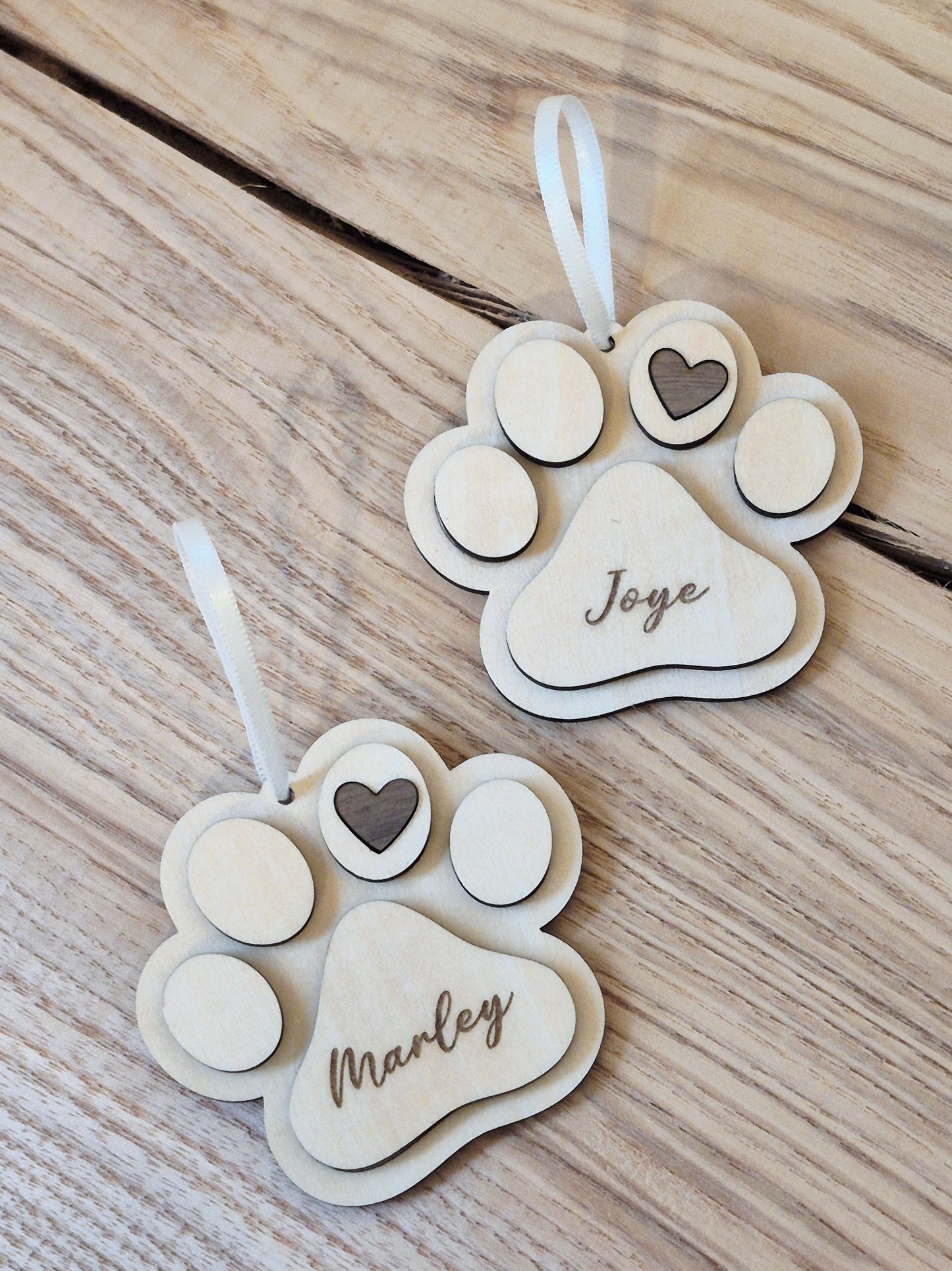 Ornement - patte de chien / chat