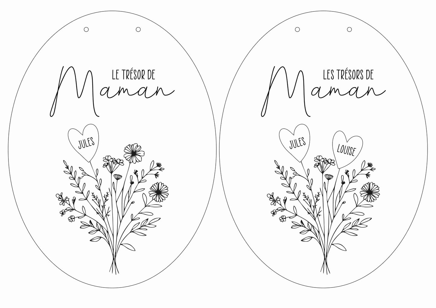 Maman - décoration à suspendre