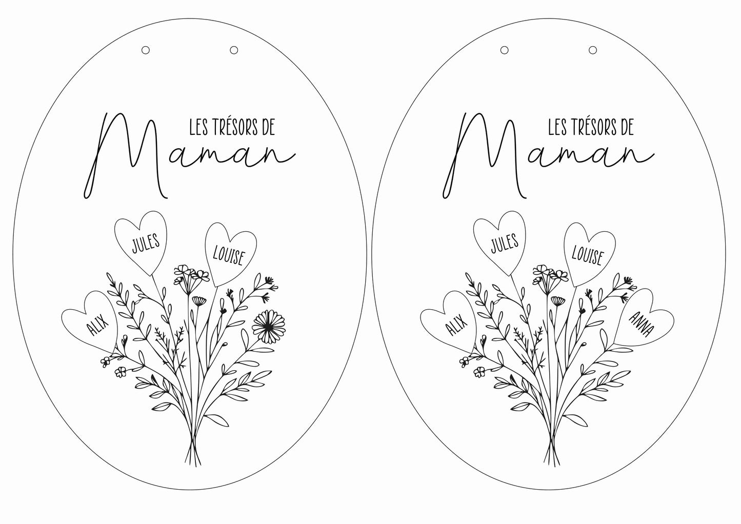 Maman - décoration à suspendre