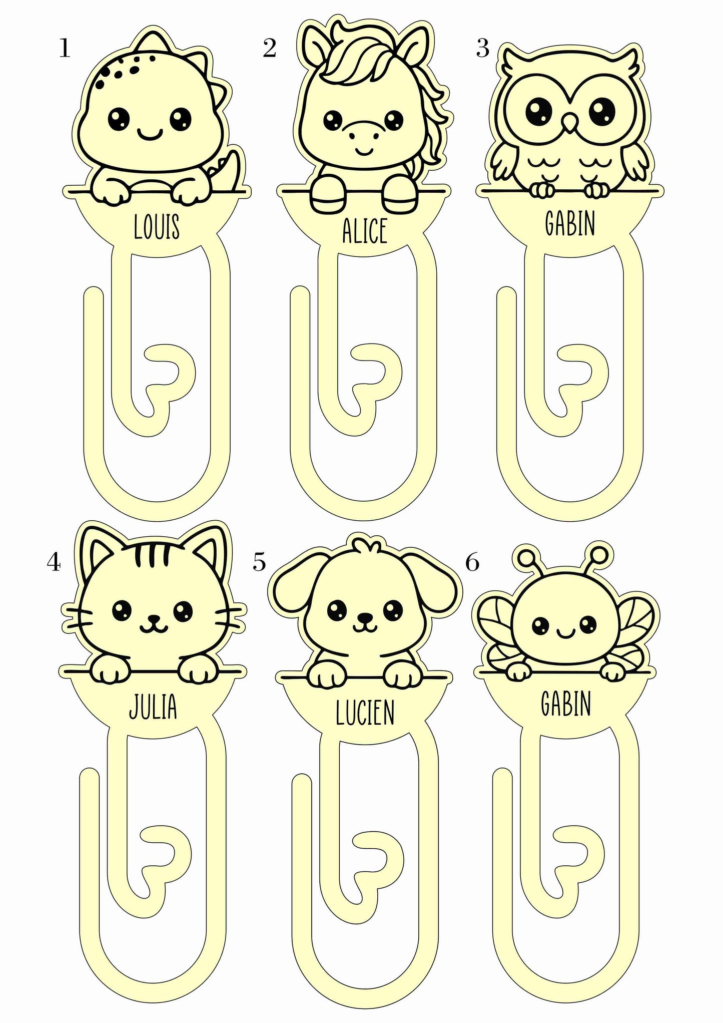 MARQUE PAGE - enfant