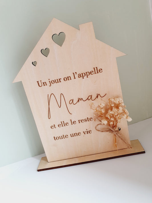 Maison en bois Maman / Mamie