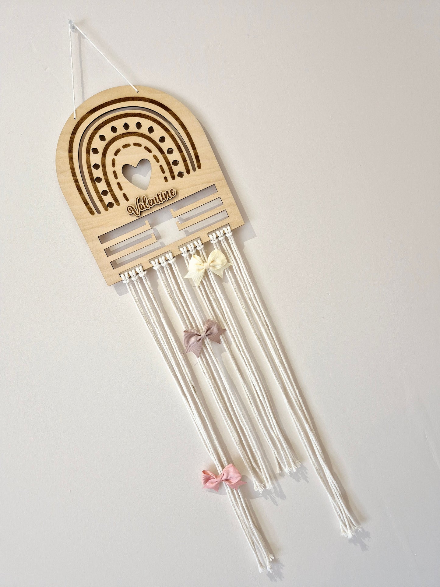 Porte barrettes arc-en-ciel
