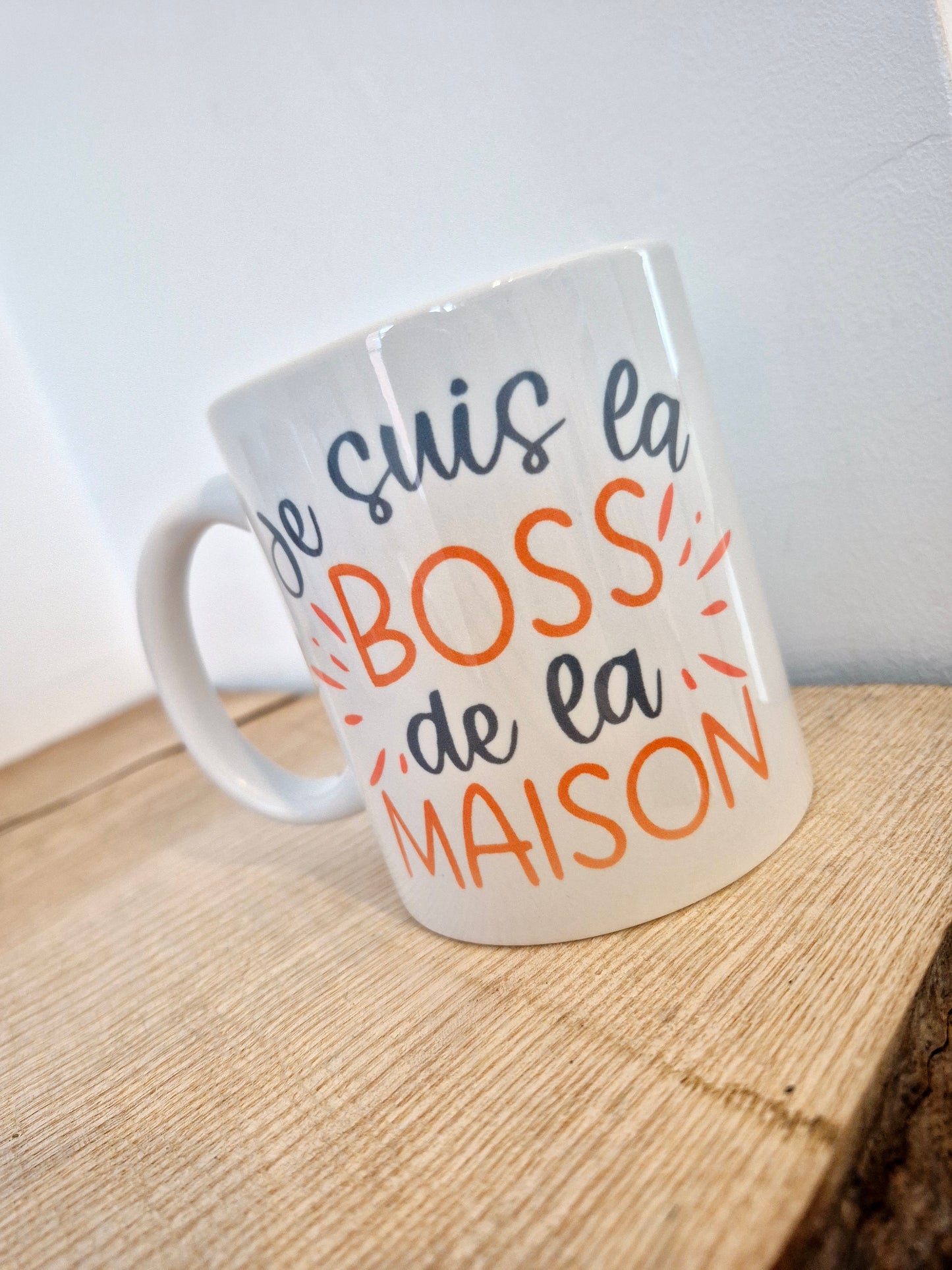 Maman - Mug "boss de la maison"