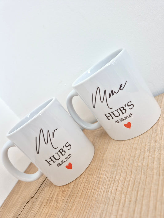 Mariage - Mug Mr ou Mme