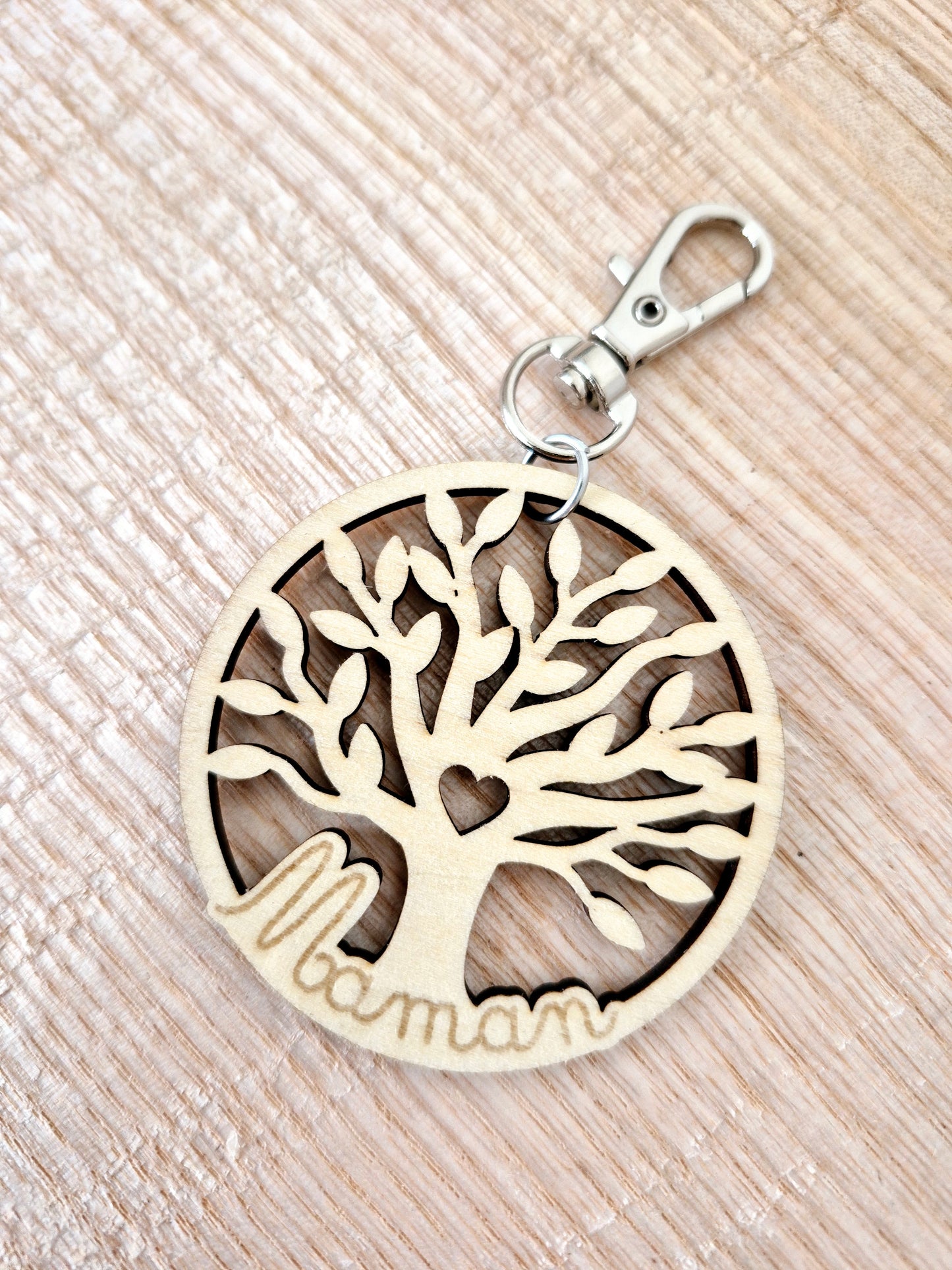 Maman - porte clef arbre de vie