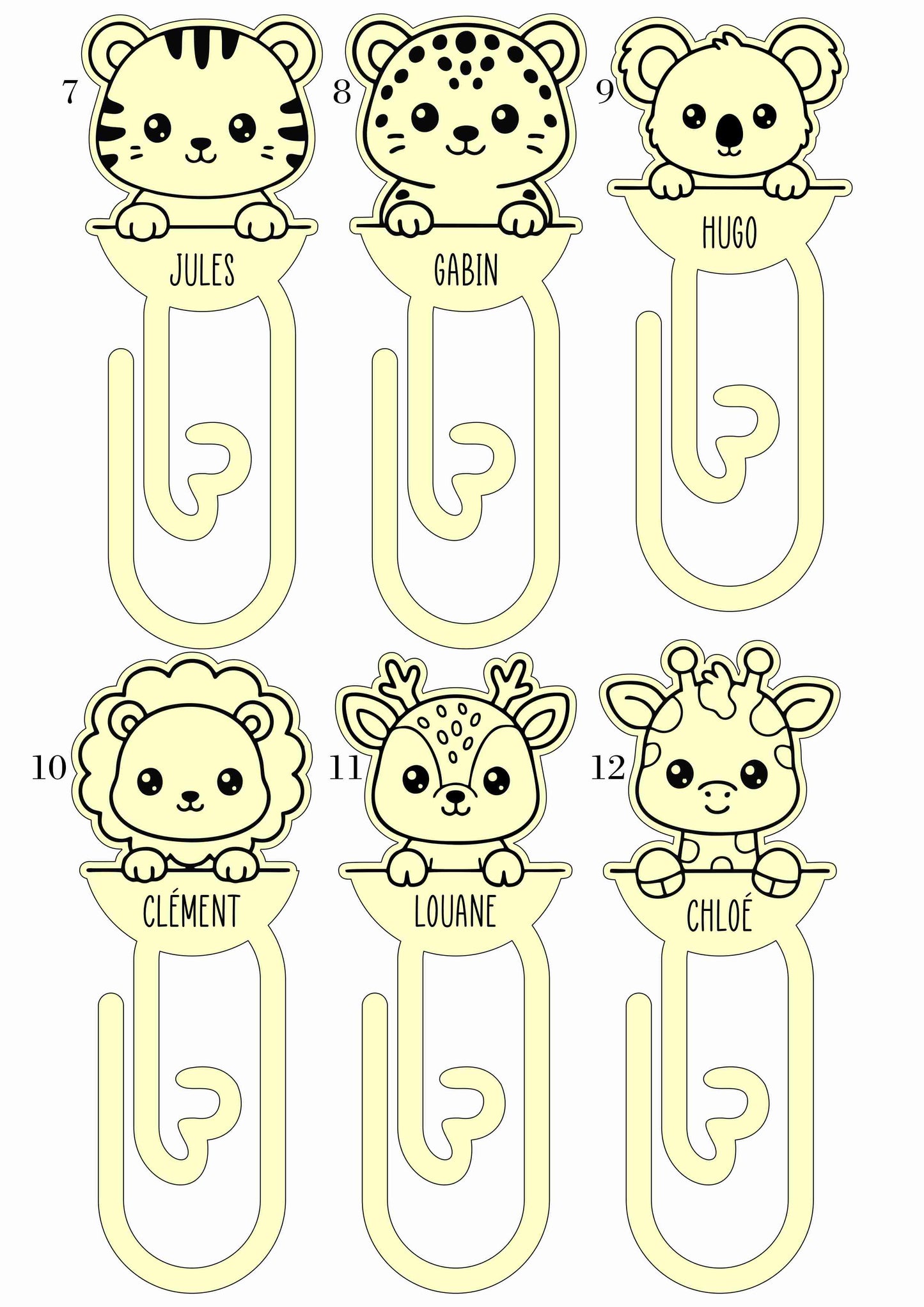 MARQUE PAGE - enfant