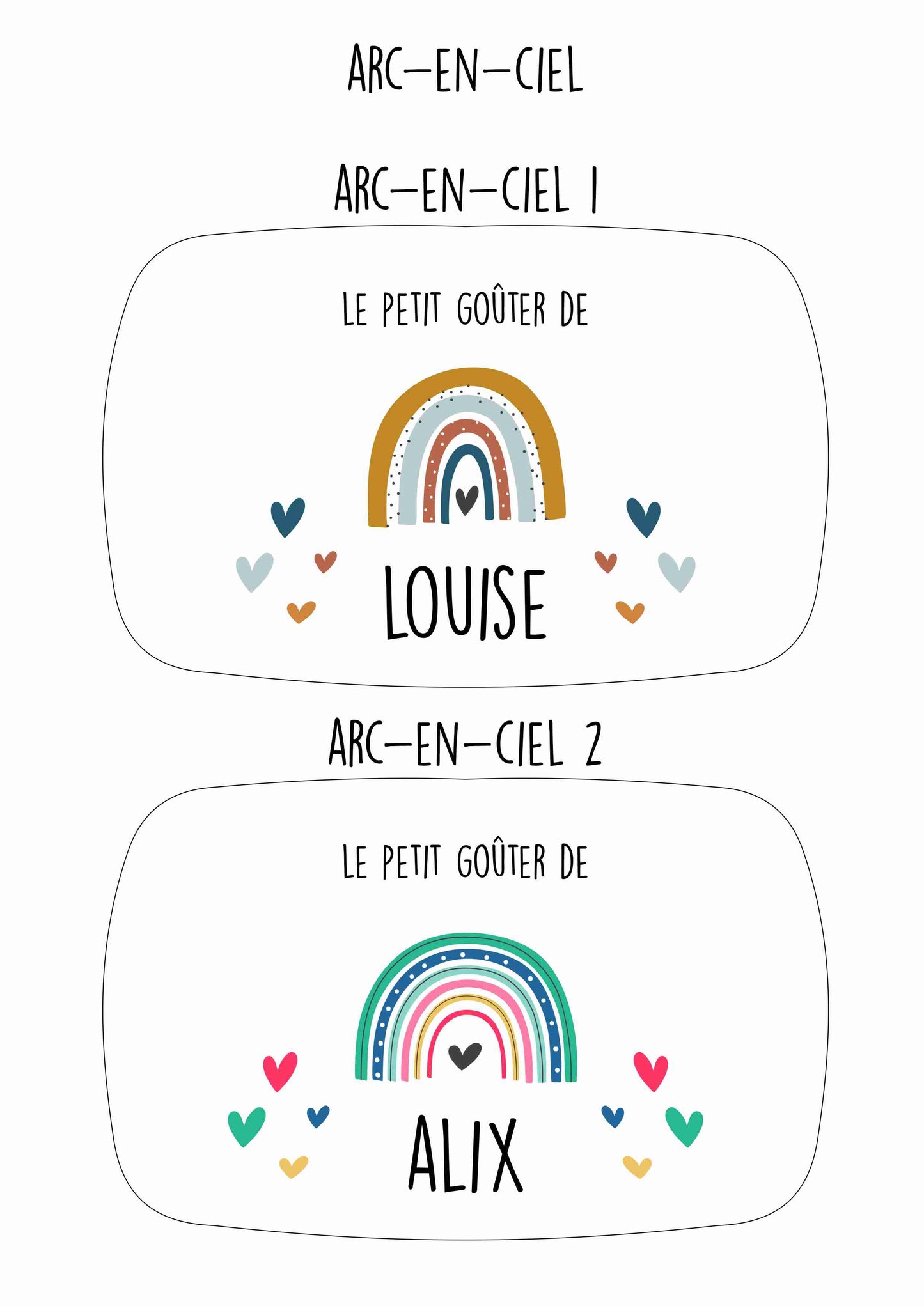 Rentrée scolaire - Boîte à goûter