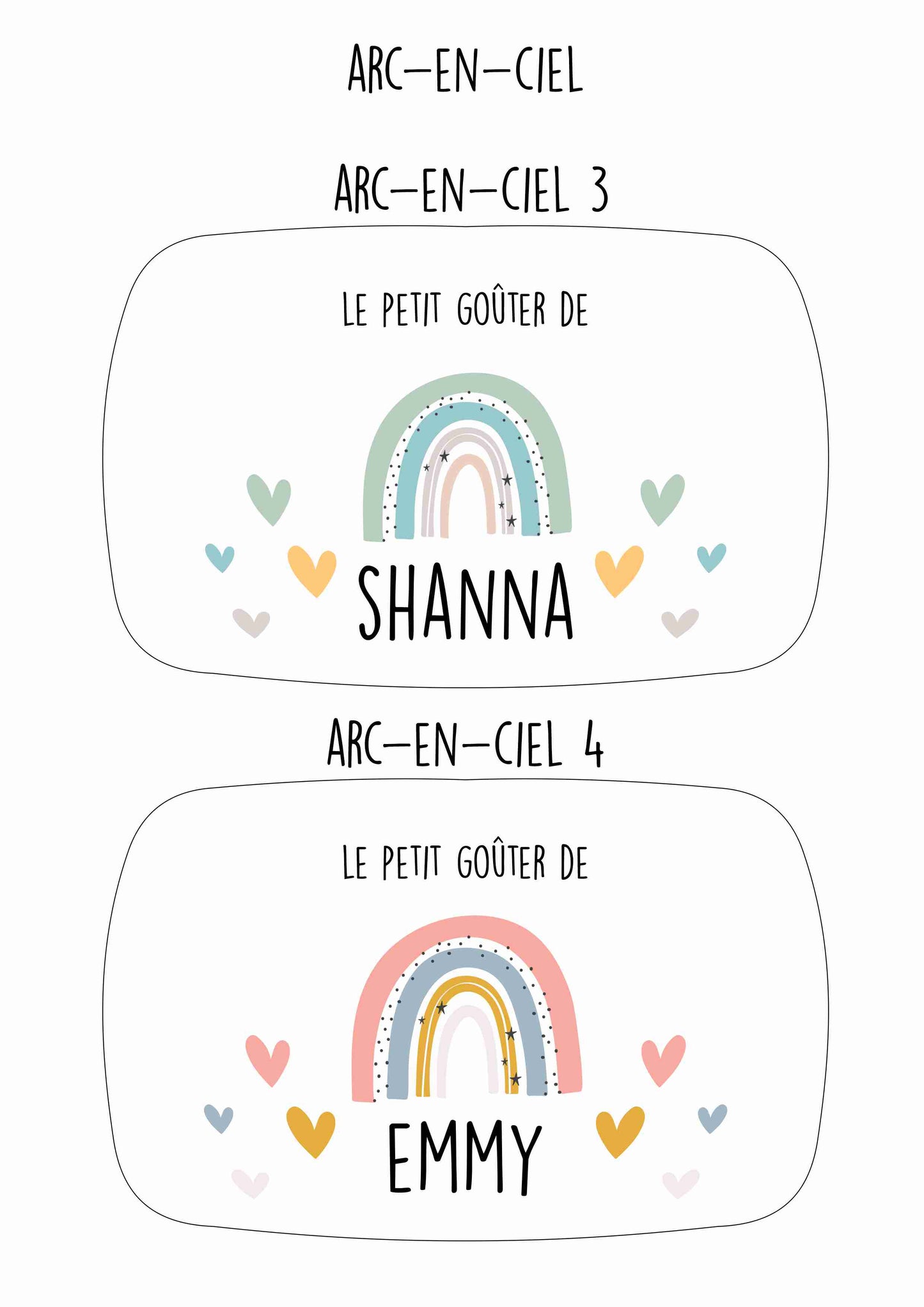 Rentrée scolaire - Boîte à goûter