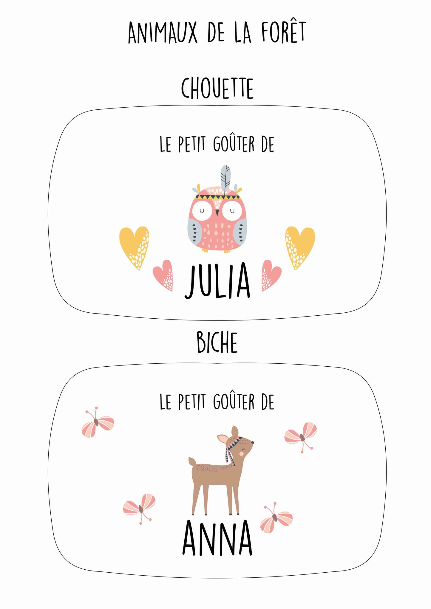 Rentrée scolaire - Boîte à goûter