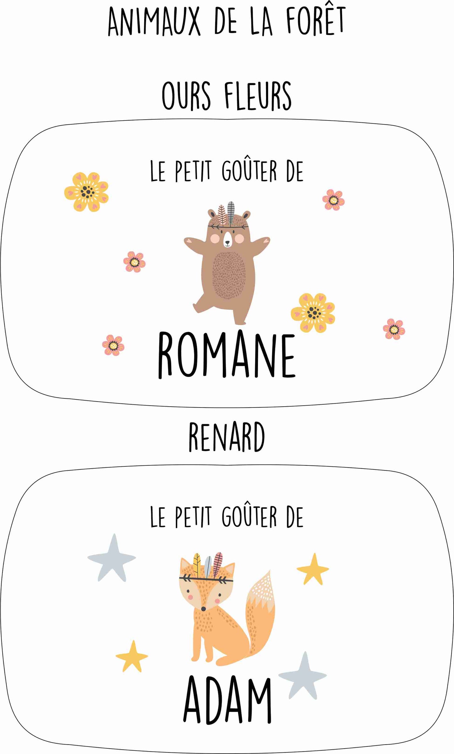 Rentrée scolaire - Boîte à goûter