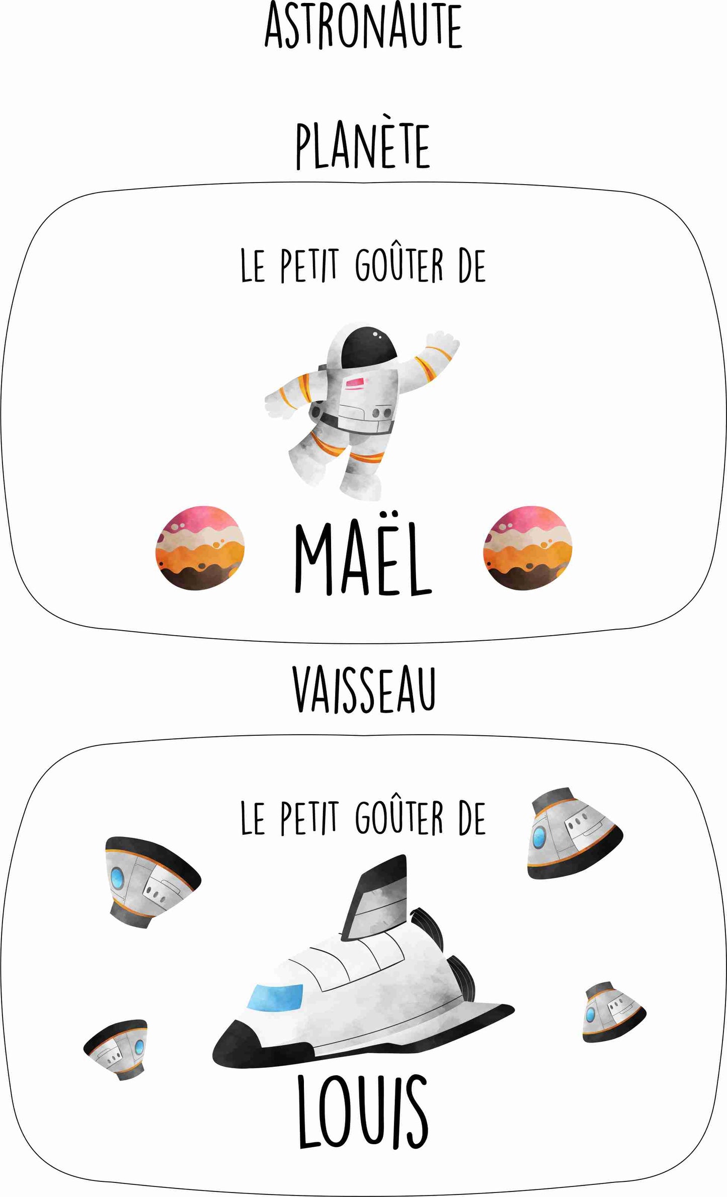 Rentrée scolaire - Boîte à goûter