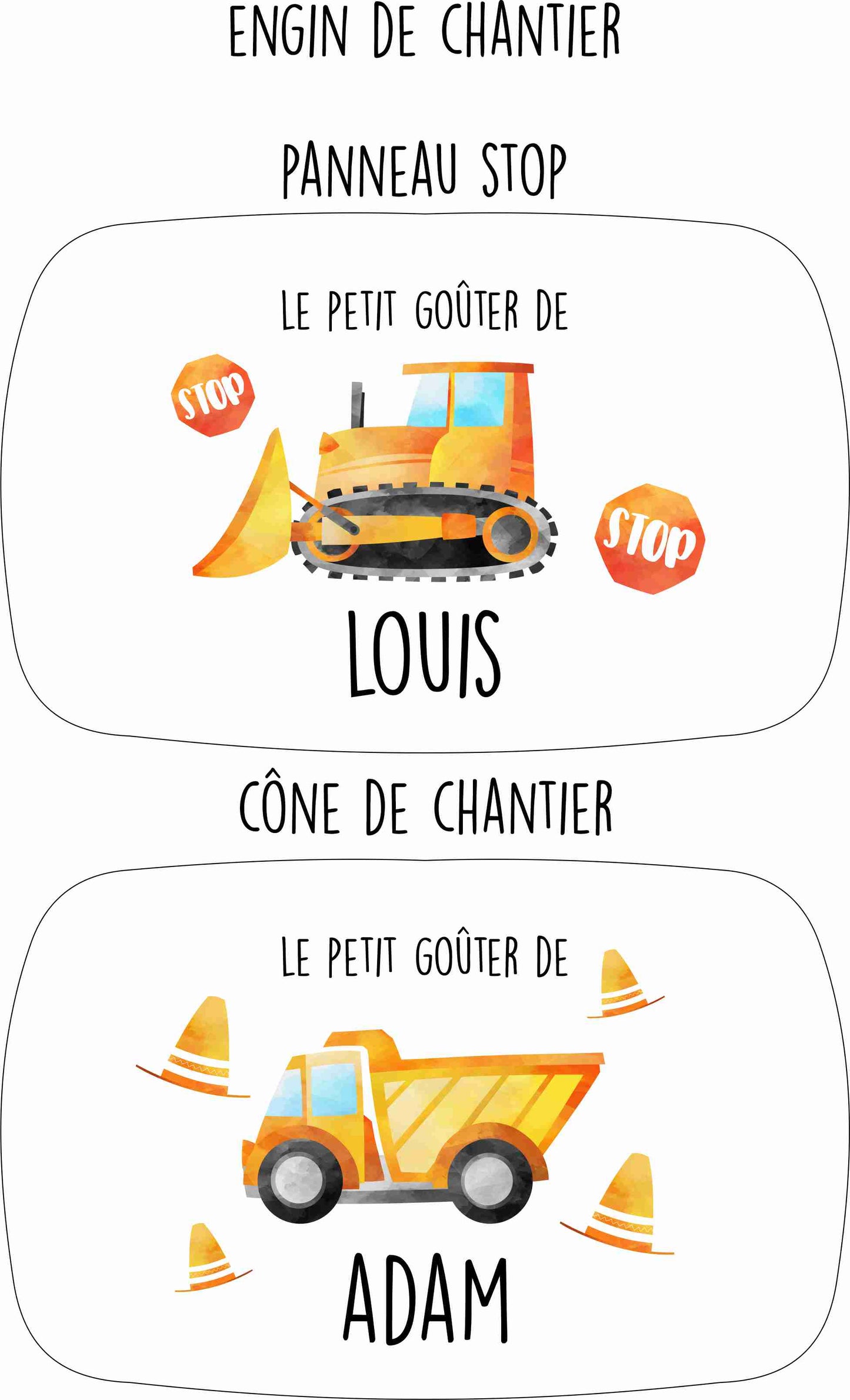 Rentrée scolaire - Boîte à goûter