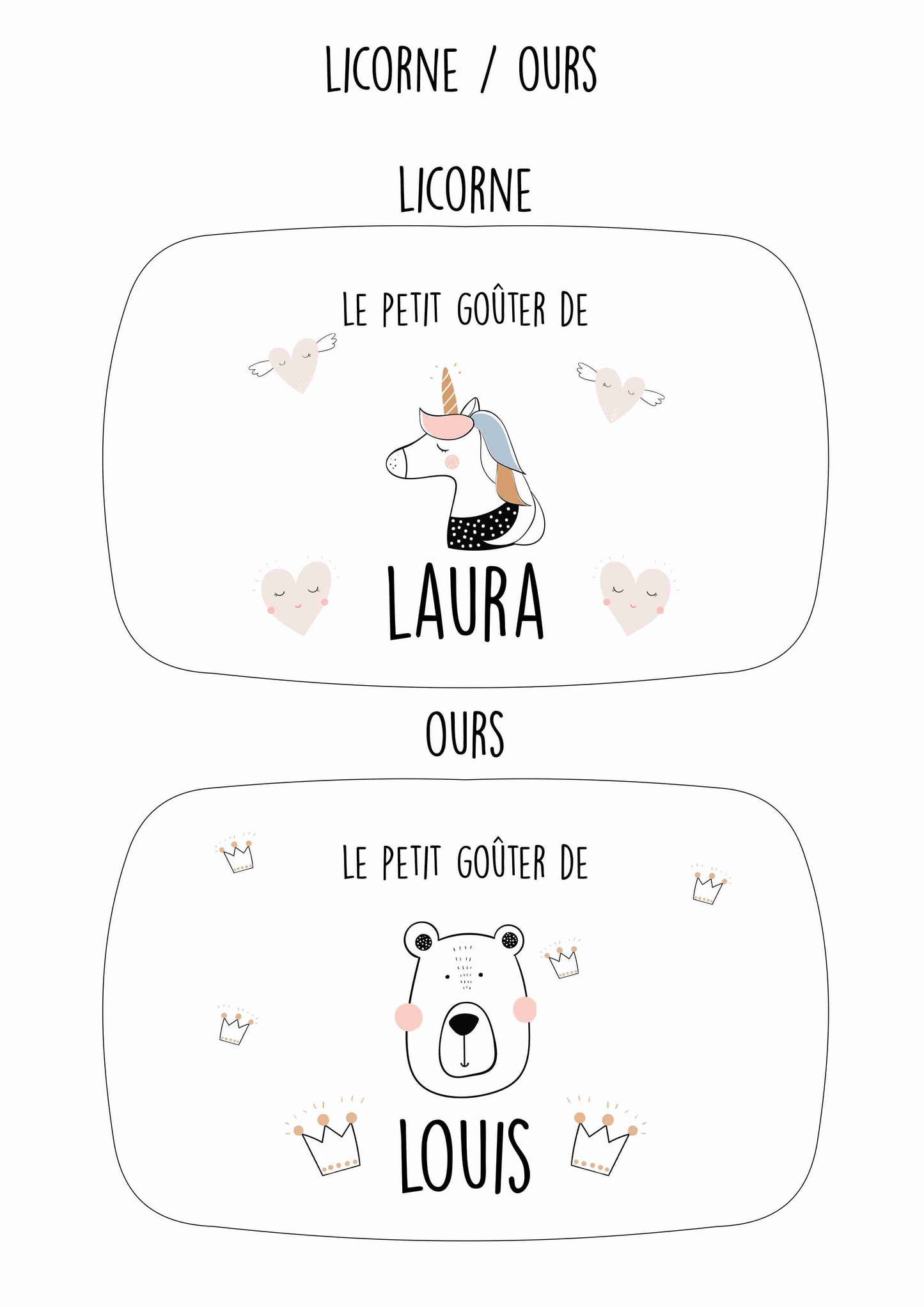 Rentrée scolaire - Boîte à goûter