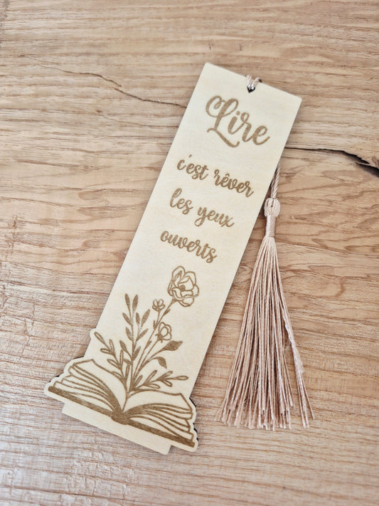 Marque page - livre ouvert