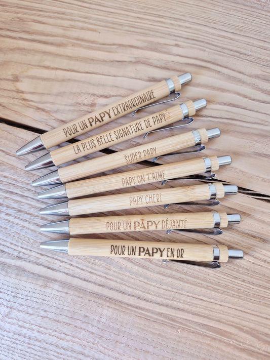 Papy / Papa - stylo personnalisé