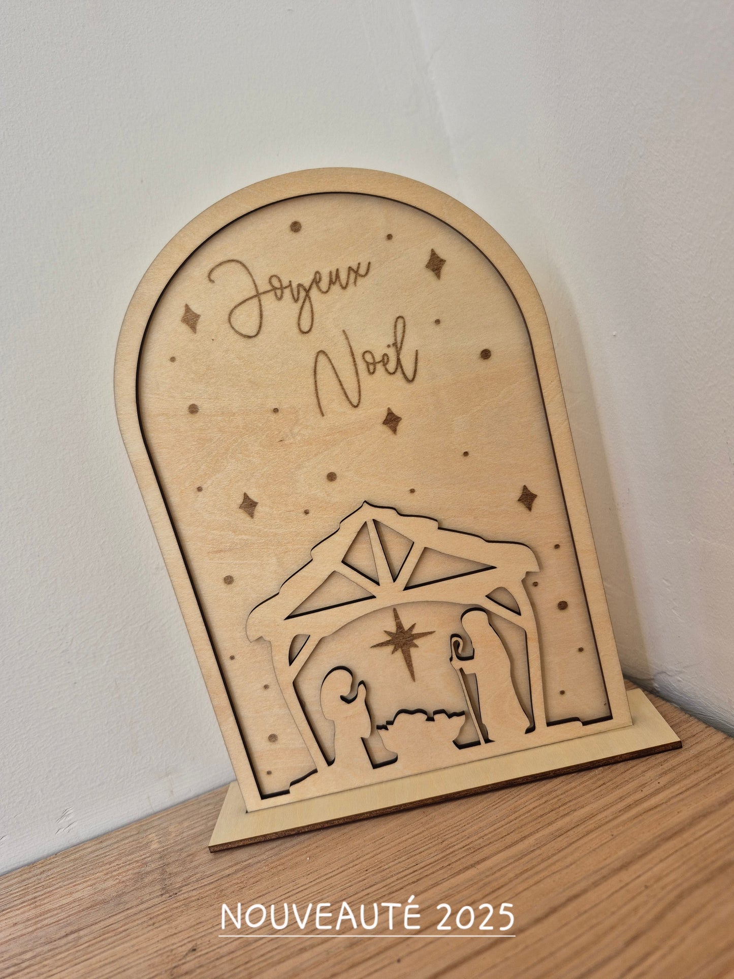 Décoration - crèche en cloche