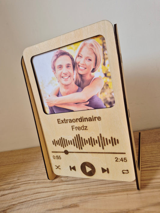 Cadre photo chanson - Couple ou amis