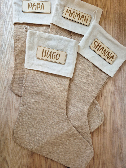 Décoration - chaussette de Noël