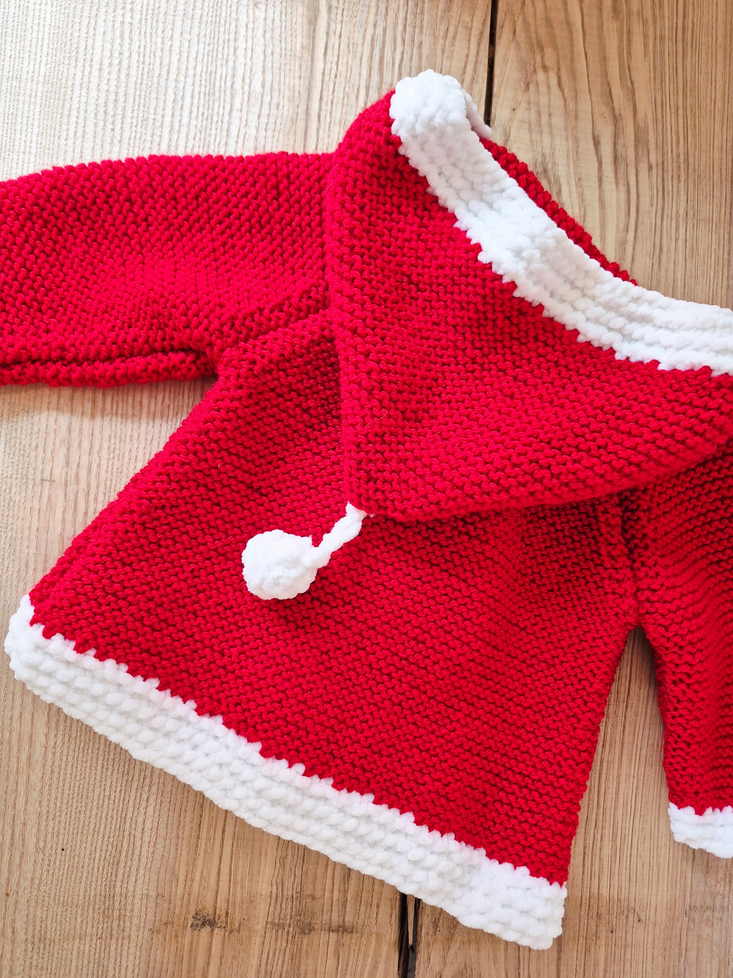 Gilet bébé de Noël en laine