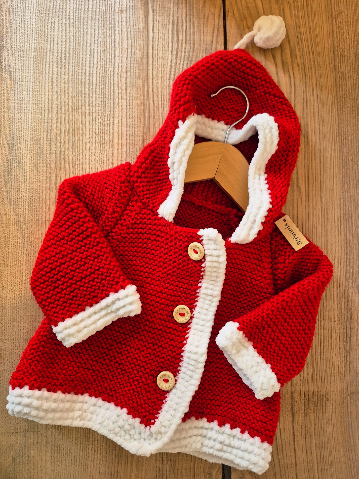 Gilet bébé de Noël en laine