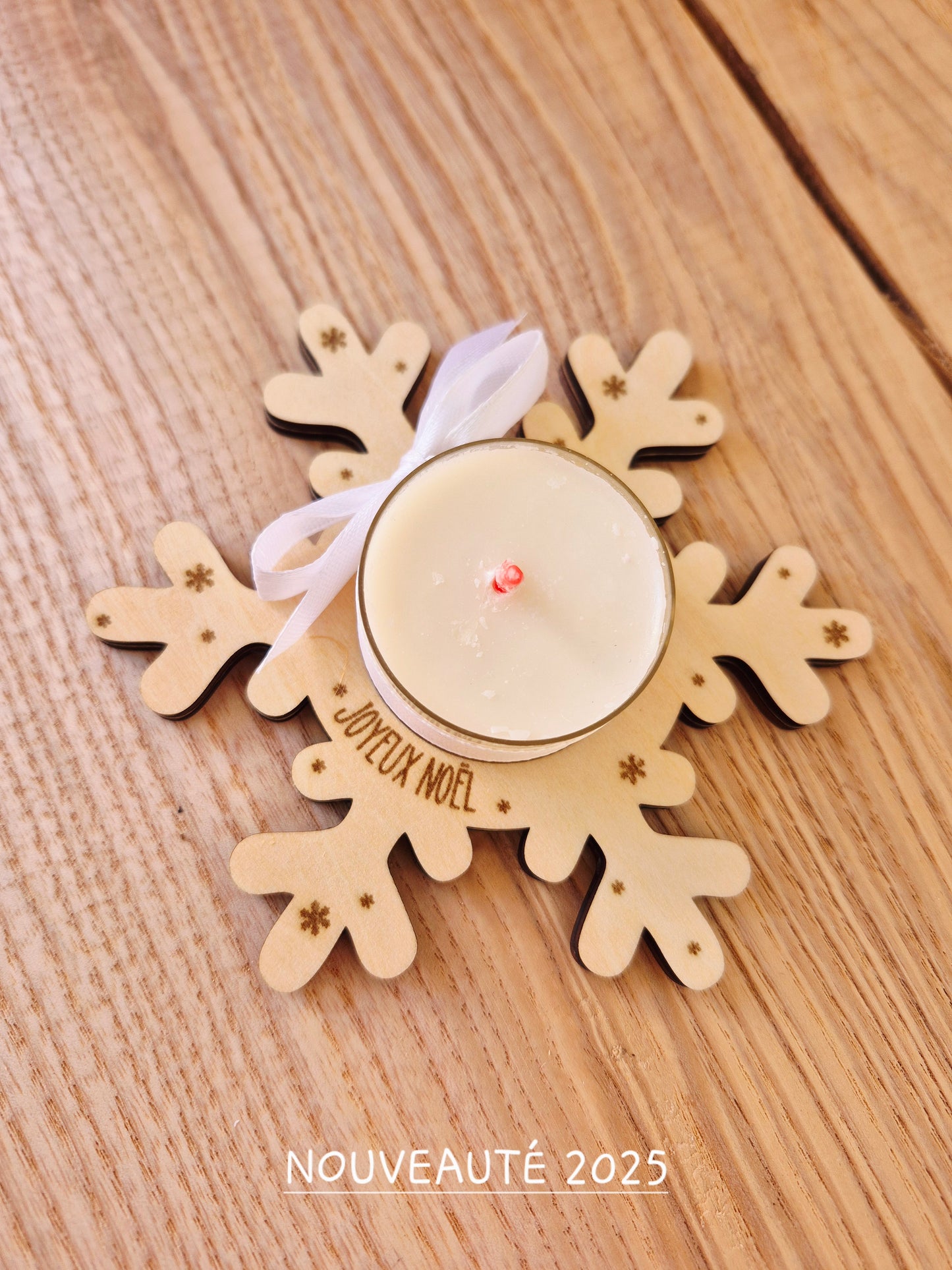 Décoration - Bougeoir flocon