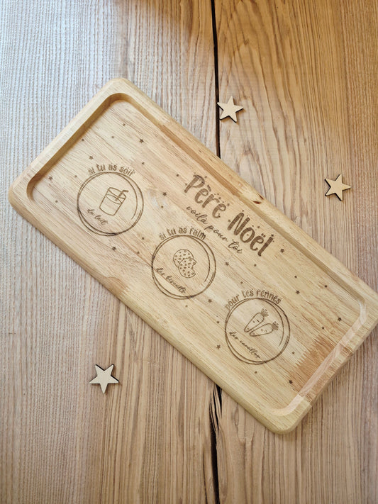 Décoration - plateau du Père Noël
