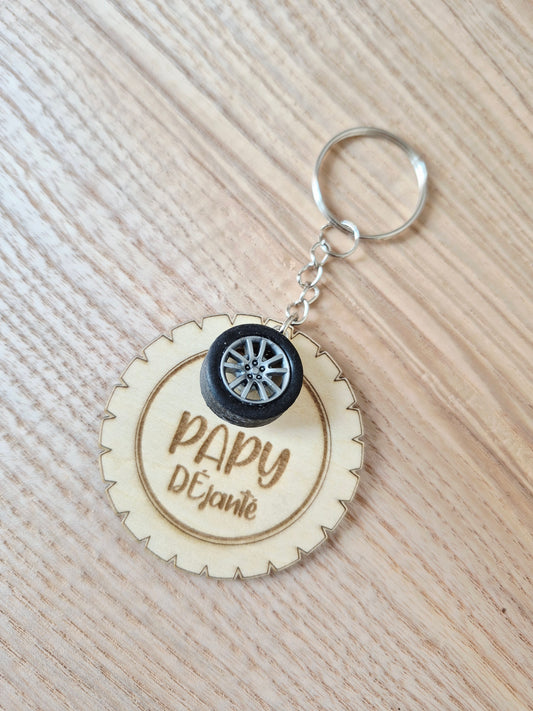 Papy - porte clef Déjanté