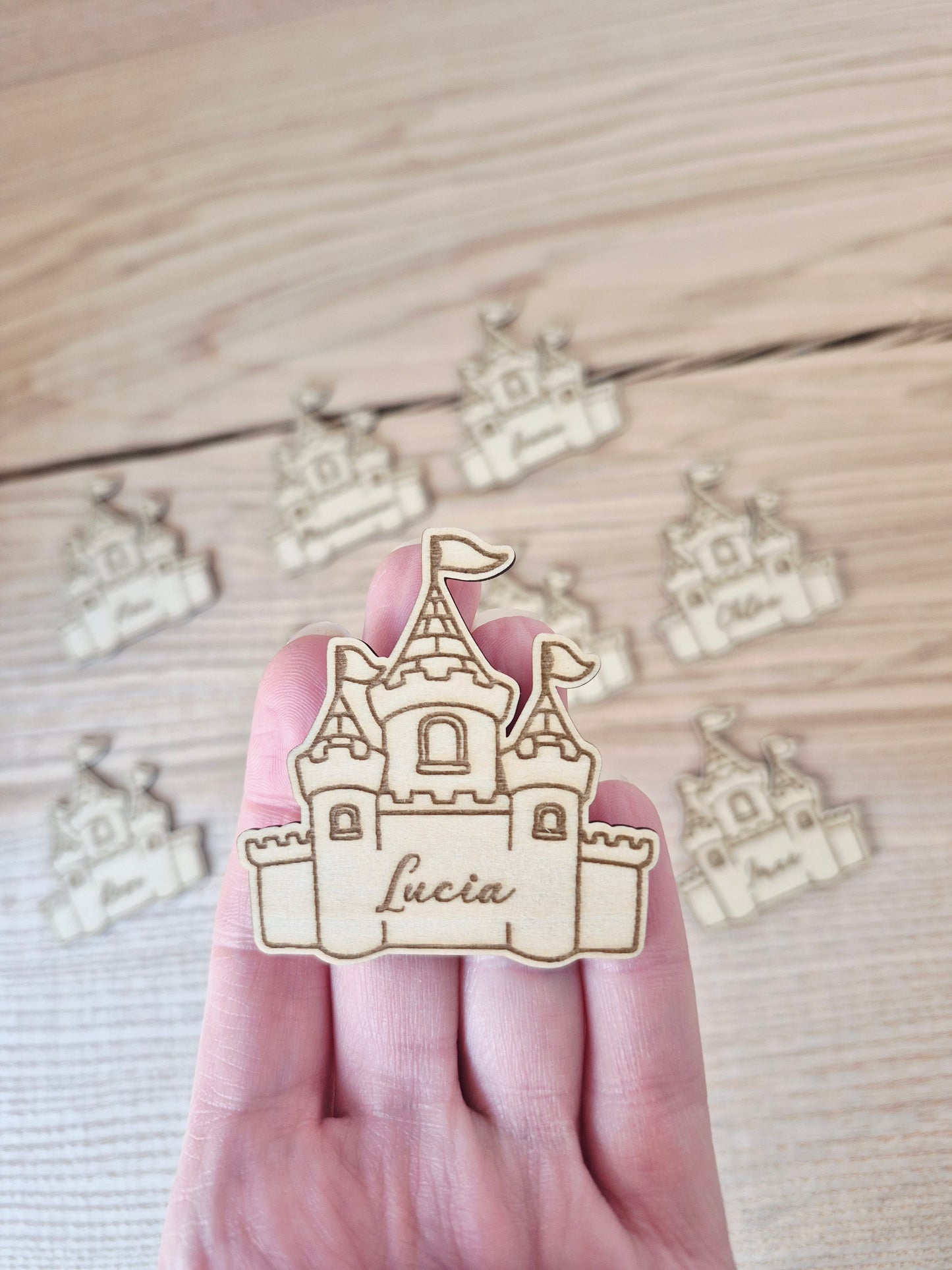 Marque place détaillé château