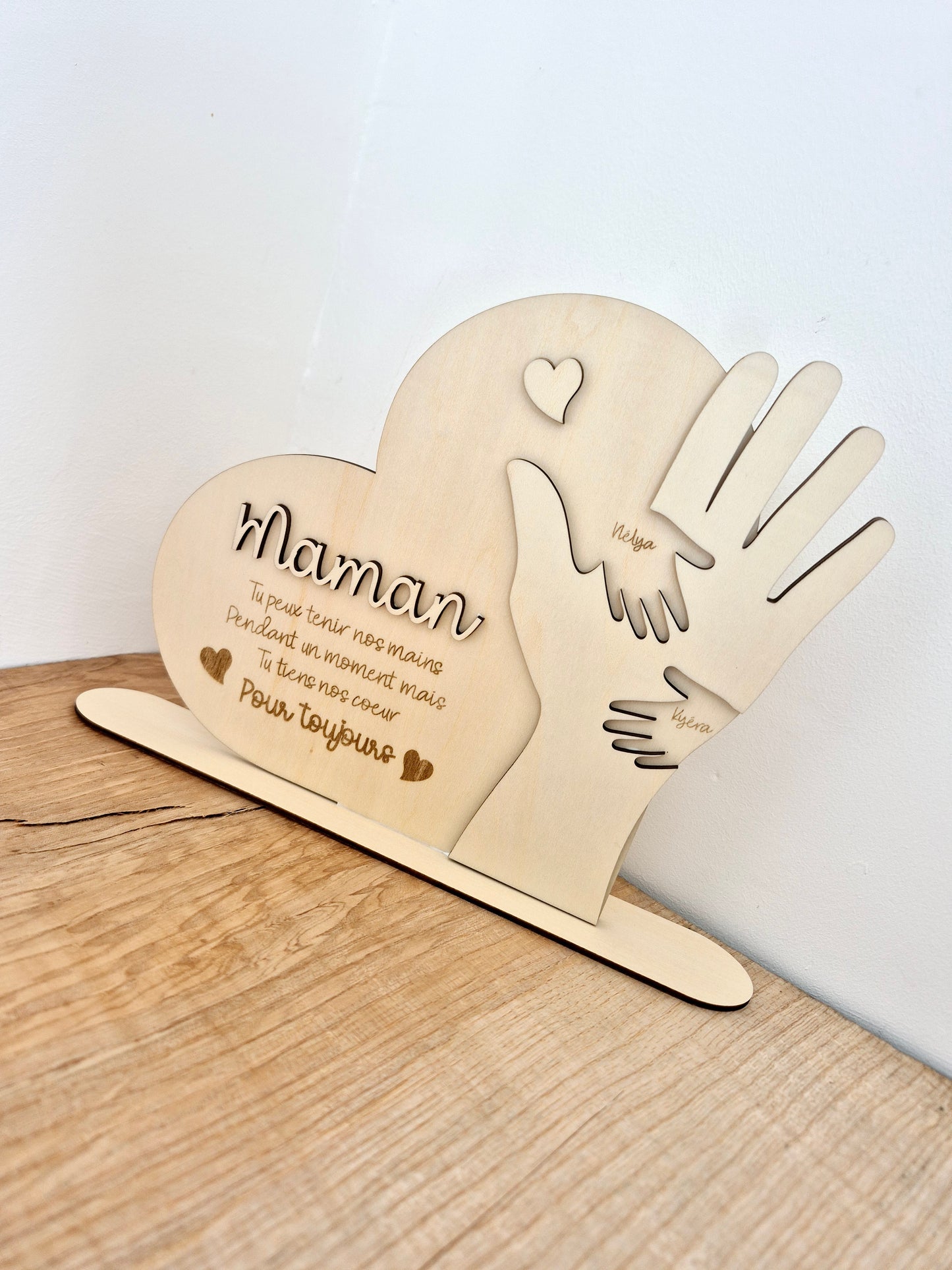 Maman - décoration à poser personnalisée