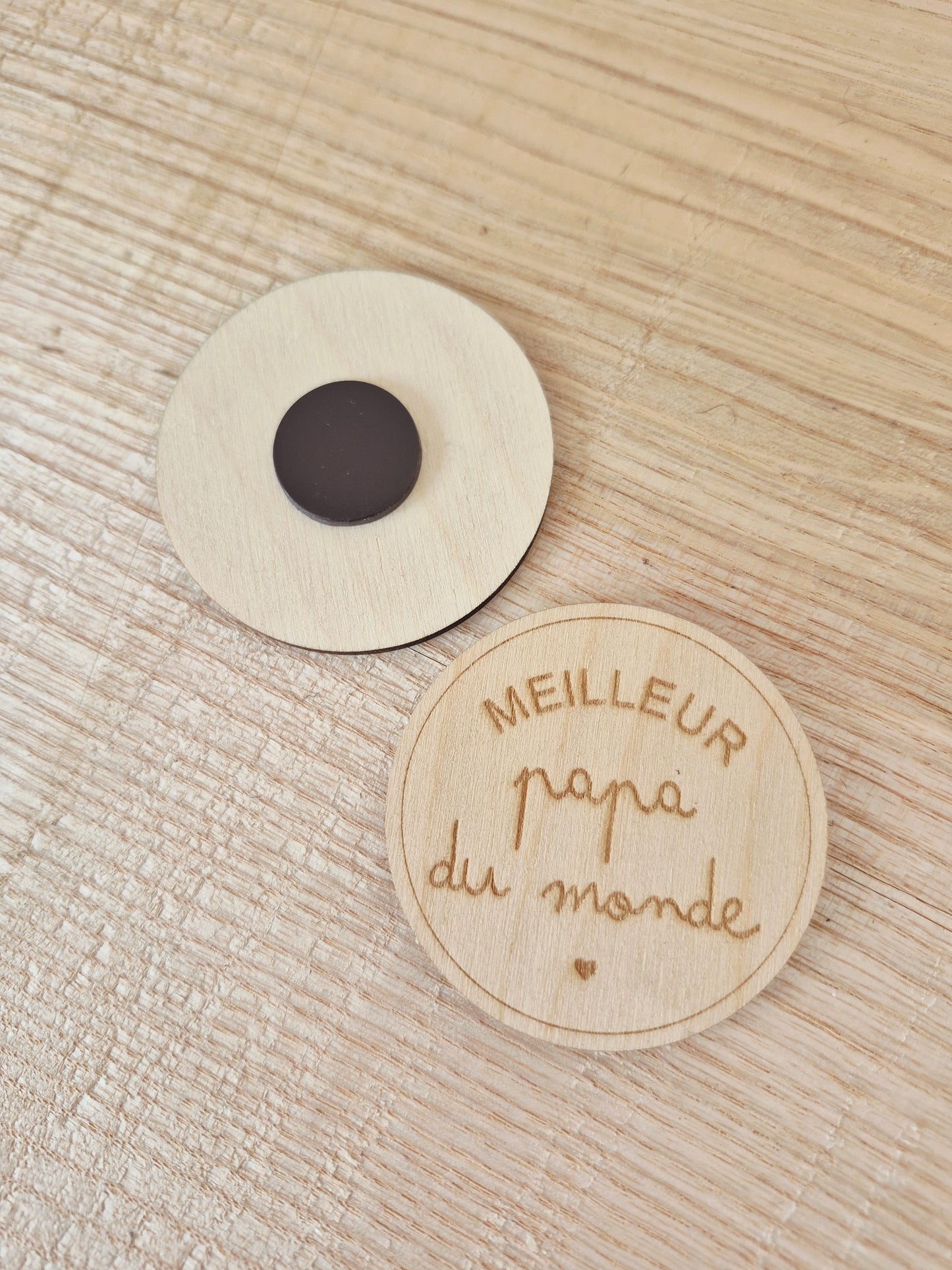 Papa - magnet rond